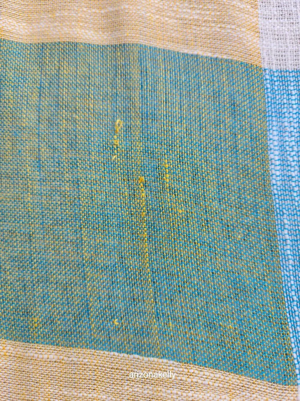 Ben Goodman Scarf Colorful Plaid Square Scarf
